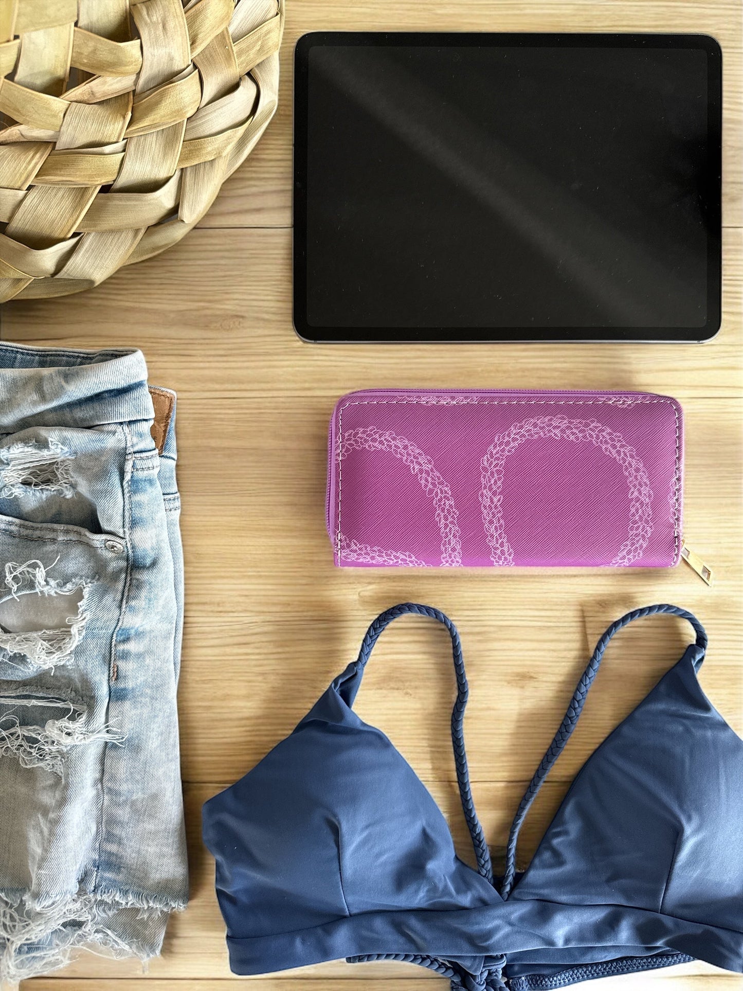 Niihau Wallet - Purple