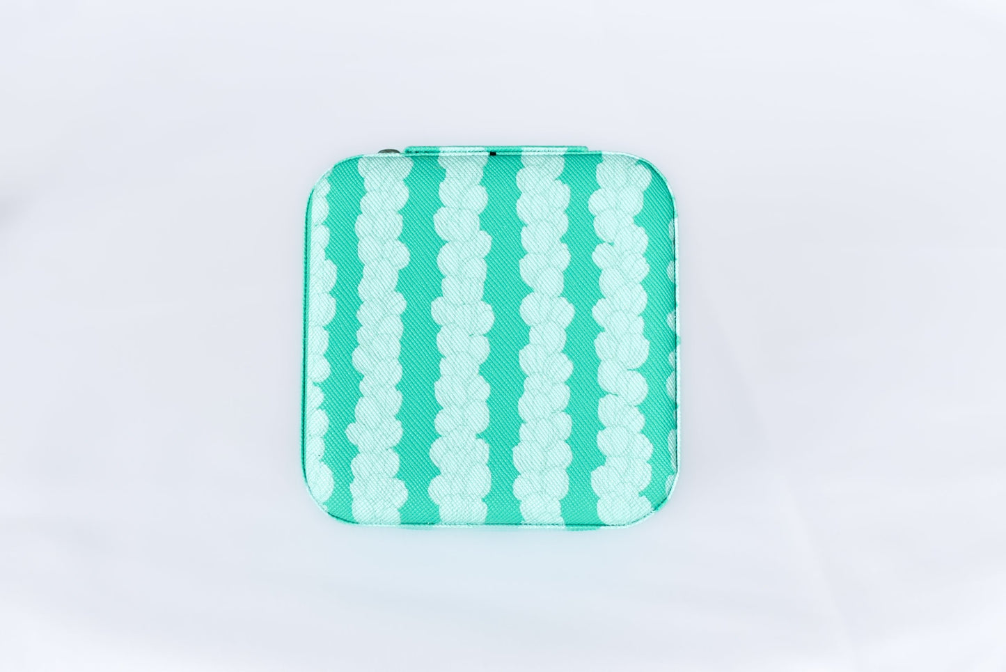 Pikake Travel Jewelry Case - Mint