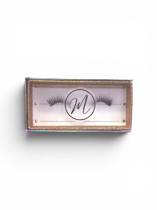 Pre-Glued Reusable Lashes – 12mm