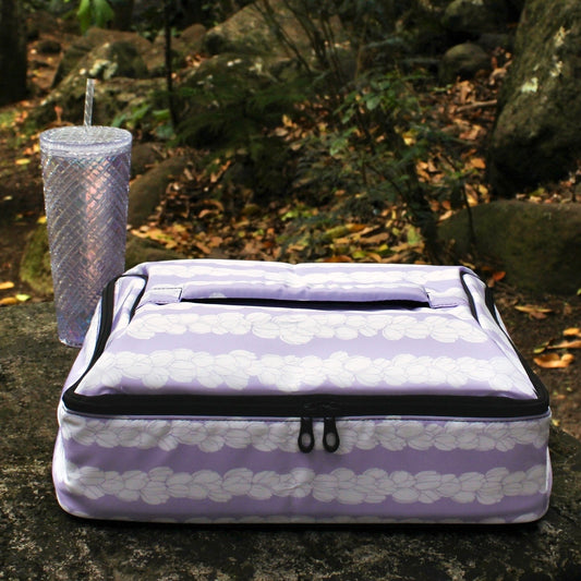 Pikake Insulated Travel Food Bag - Lavender