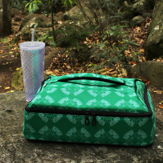 Lehua Insulated Travel Food Bag - Green