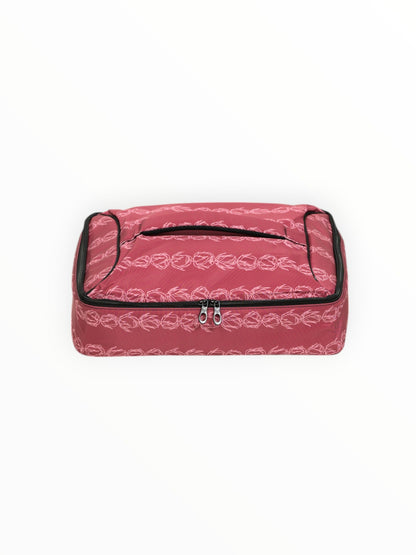 Insulated Travel Food Bag - Lokelani Maroon