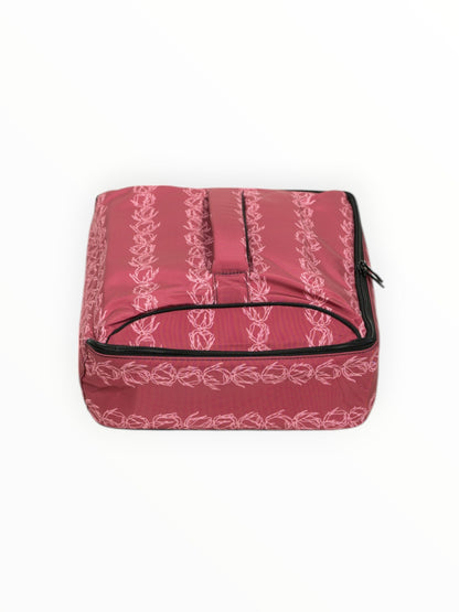 Insulated Travel Food Bag - Lokelani Maroon