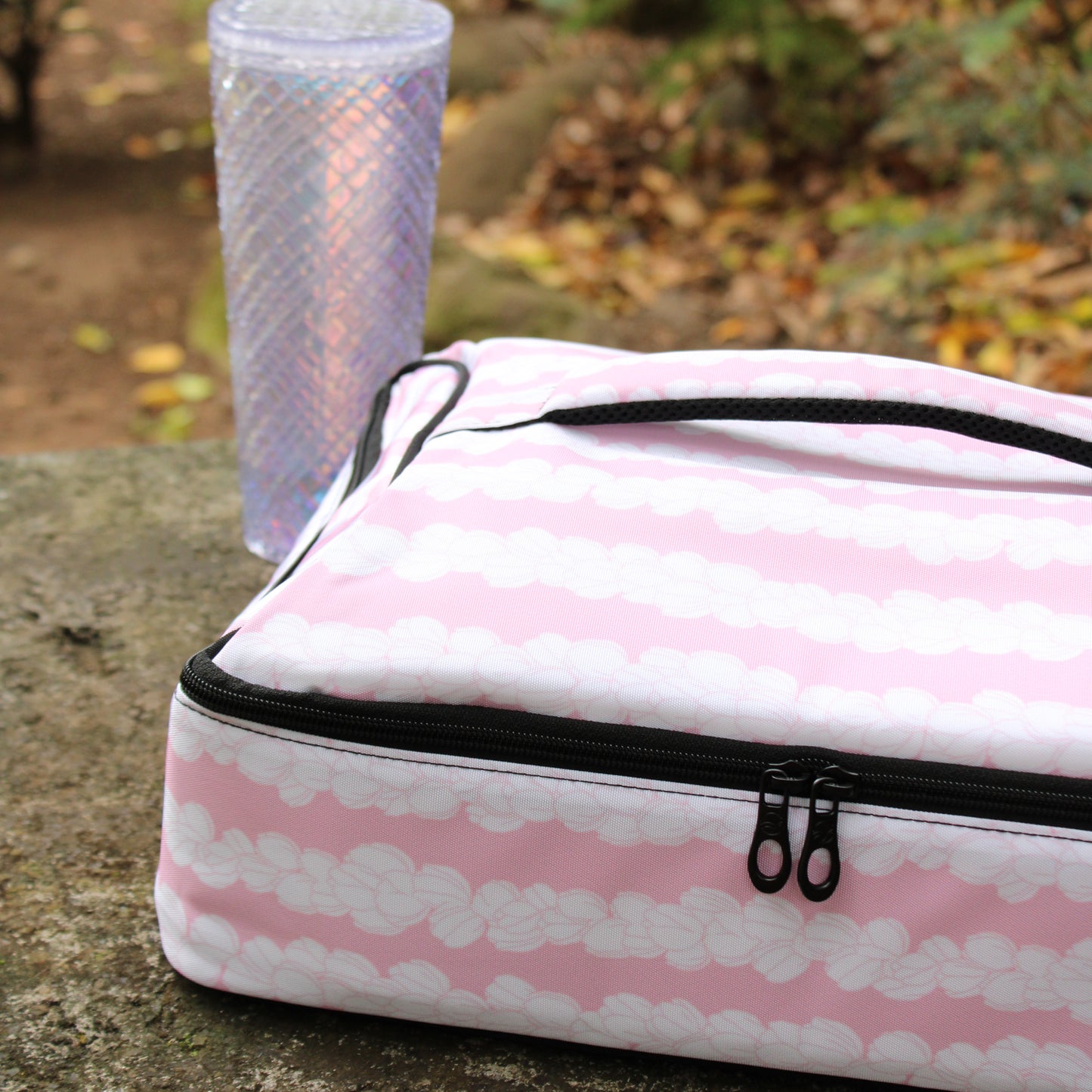 Pikake Insulated Travel Food Bag - Pink