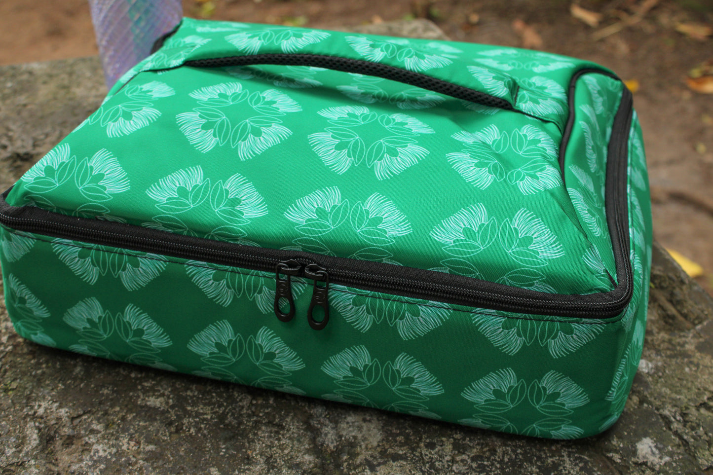 Lehua Insulated Travel Food Bag - Green