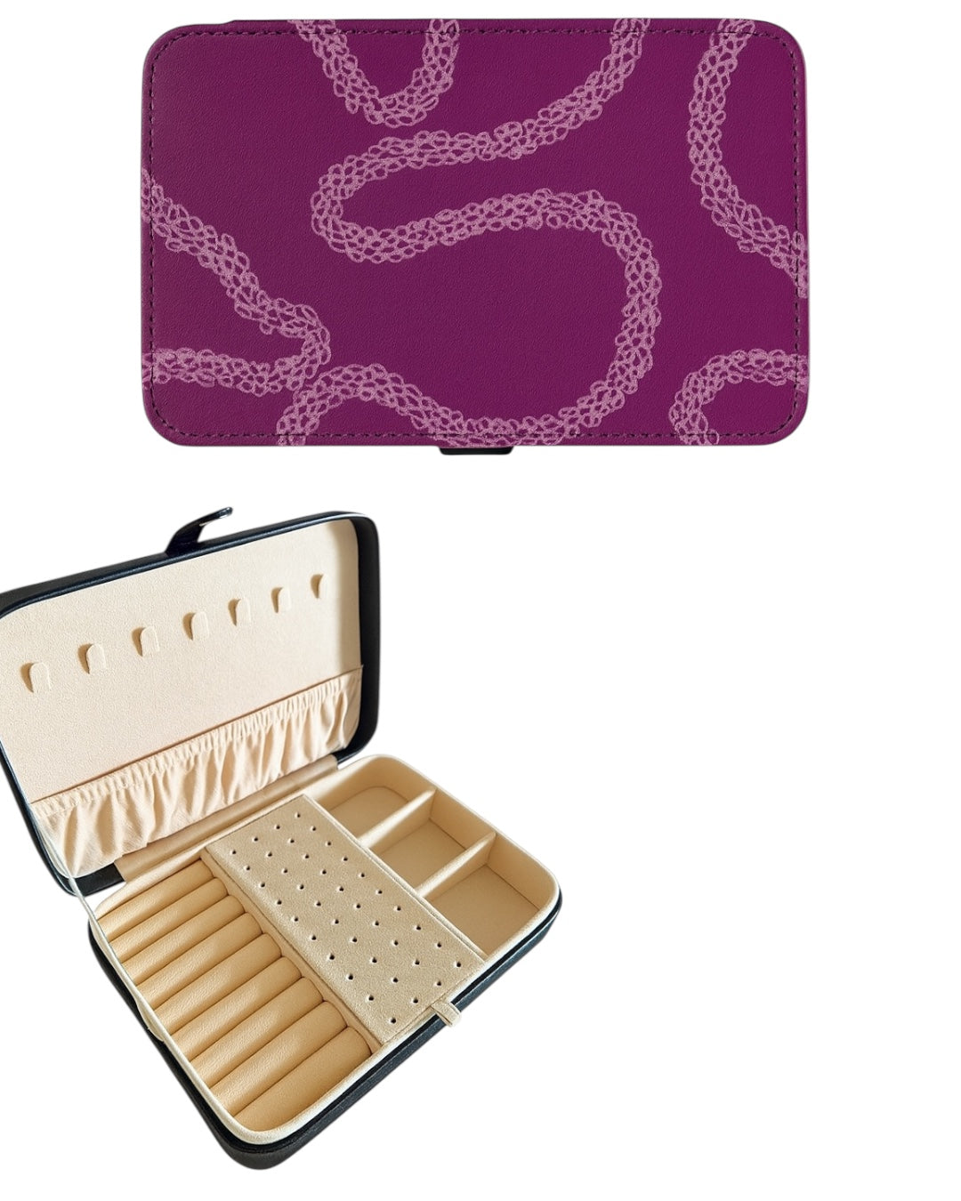 Large Jewelry Case – Purple Pupu Niʻihau