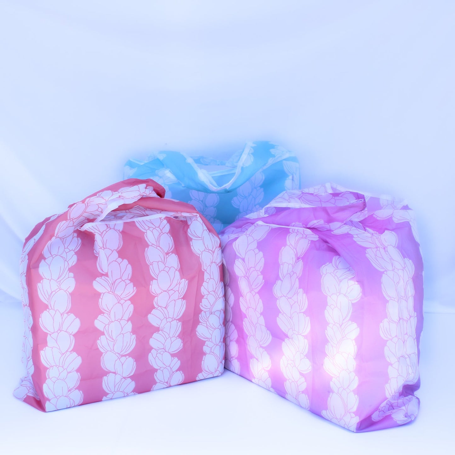 Pikake Reusable Shopping Bag - Pink