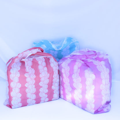 Pikake Reusable Shopping Bag - Pink